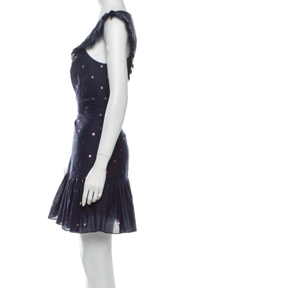 REBECCA TAYLOR Polka Dot Print Mini Dress - Picture 3 of 6